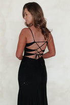 Jennifer Diamante Bodycon Gown | Black - Oh Hello Clothing