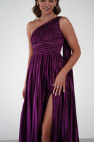 MANIJU Dresses Jianna Peated Maxi Dress | PLUM