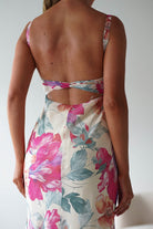 Larah Floral Maxi Dress | Yellow/Pink Print | Oh Hello Clothing | XS (6)