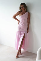 Larson Bodycon Maxi Dress | Pink | Oh Hello Clothing | XS (6)