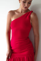 Larson Bodycon Maxi Dress | Red | Oh Hello Clothing | XS (6)