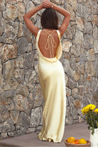 Leah Cowl Neckline Maxi  | Yellow - Oh Hello Clothing