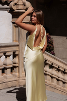 Leah Cowl Neckline Maxi  | Yellow - Oh Hello Clothing