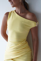 Libra Bodycon Maxi Dress | Yellow | Oh Hello Clothing | XS (6)