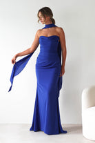 Lisa Multiway Chiffon Gown | Cobalt Blue | Oh Hello Clothing | XS (6)