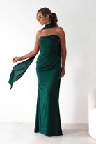 Lisa Multiway Chiffon Gown | Hunter Green - Oh Hello Clothing