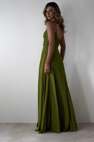 Lupita Chiffon Maxi Dress | Lime - Oh Hello Clothing