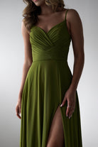 Lupita Chiffon Maxi Dress | Lime - Oh Hello Clothing