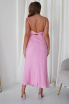 Maya Low Back Midaxi  | Pink - Oh Hello Clothing
