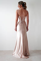Meaghan Bodycon Gown | Champagne - Oh Hello Clothing