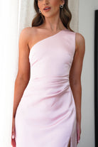 Meera Soft Matte Satin Midaxi  | Blush Pink - Oh Hello Clothing