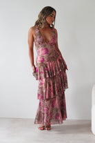 sasha Dresses Morgana Floral Ruffle Maxi Dress | Mixed Print