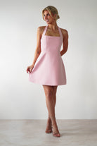 Morocco Halterneck Mini  | Pink - Oh Hello Clothing