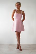 Morocco Halterneck Mini  | Pink - Oh Hello Clothing
