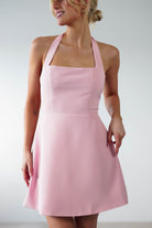 Morocco Halterneck Mini  | Pink - Oh Hello Clothing