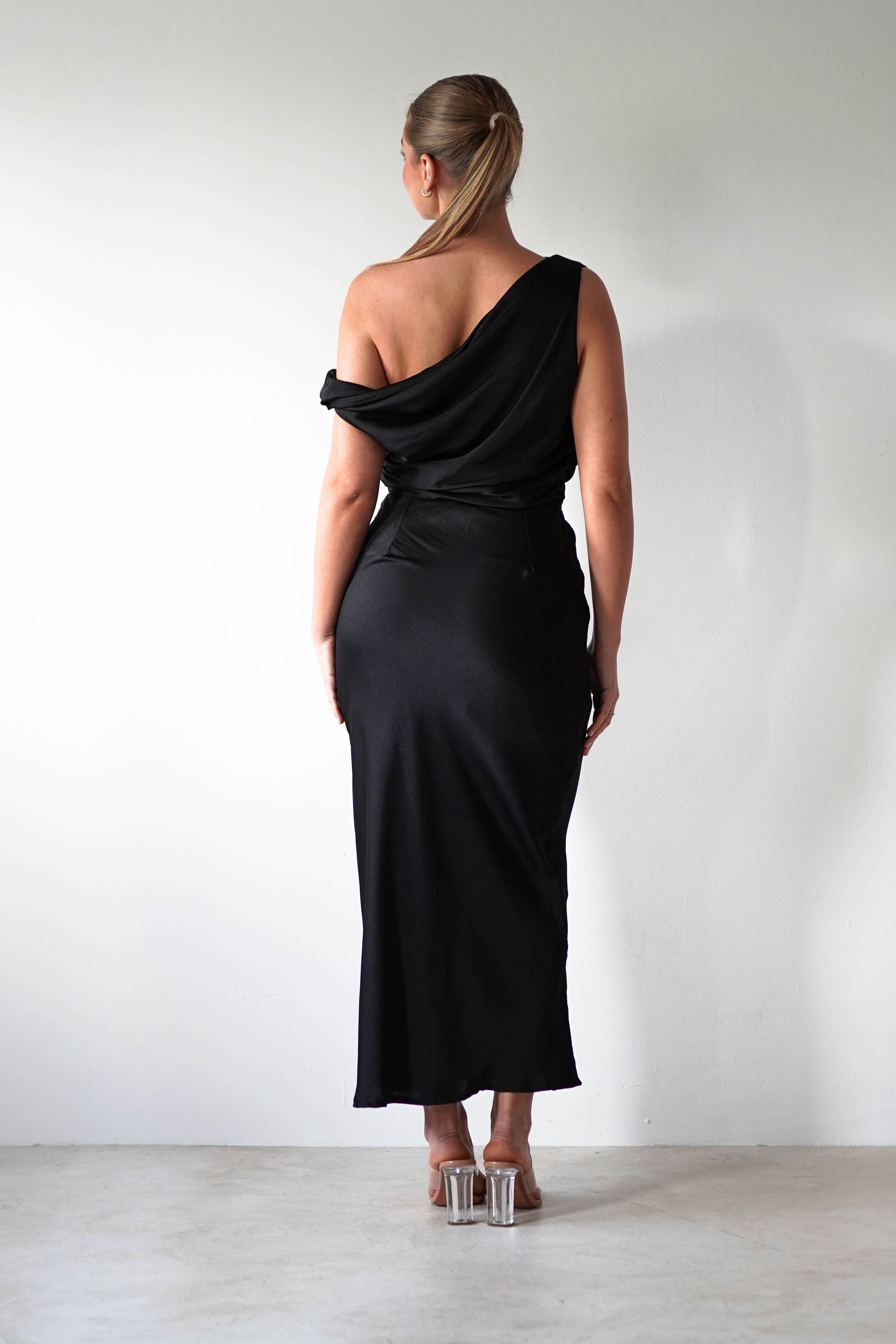 Odelle Soft Off The Shoulder Maxi | Black - Oh Hello Clothing