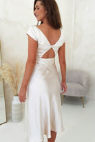 Ranela Twist Back Detail Midi | Champagne - Oh Hello Clothing