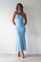 Ravello Strapless Maxi Dress | Blue | Oh Hello Clothing | XS (6)