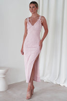 Simona Textured Maxi  | Blush - Oh Hello Clothing