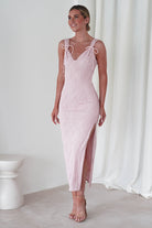 Simona Textured Maxi  | Blush - Oh Hello Clothing
