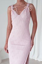 Simona Textured Maxi  | Blush - Oh Hello Clothing