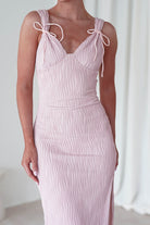 Simona Textured Maxi  | Blush - Oh Hello Clothing