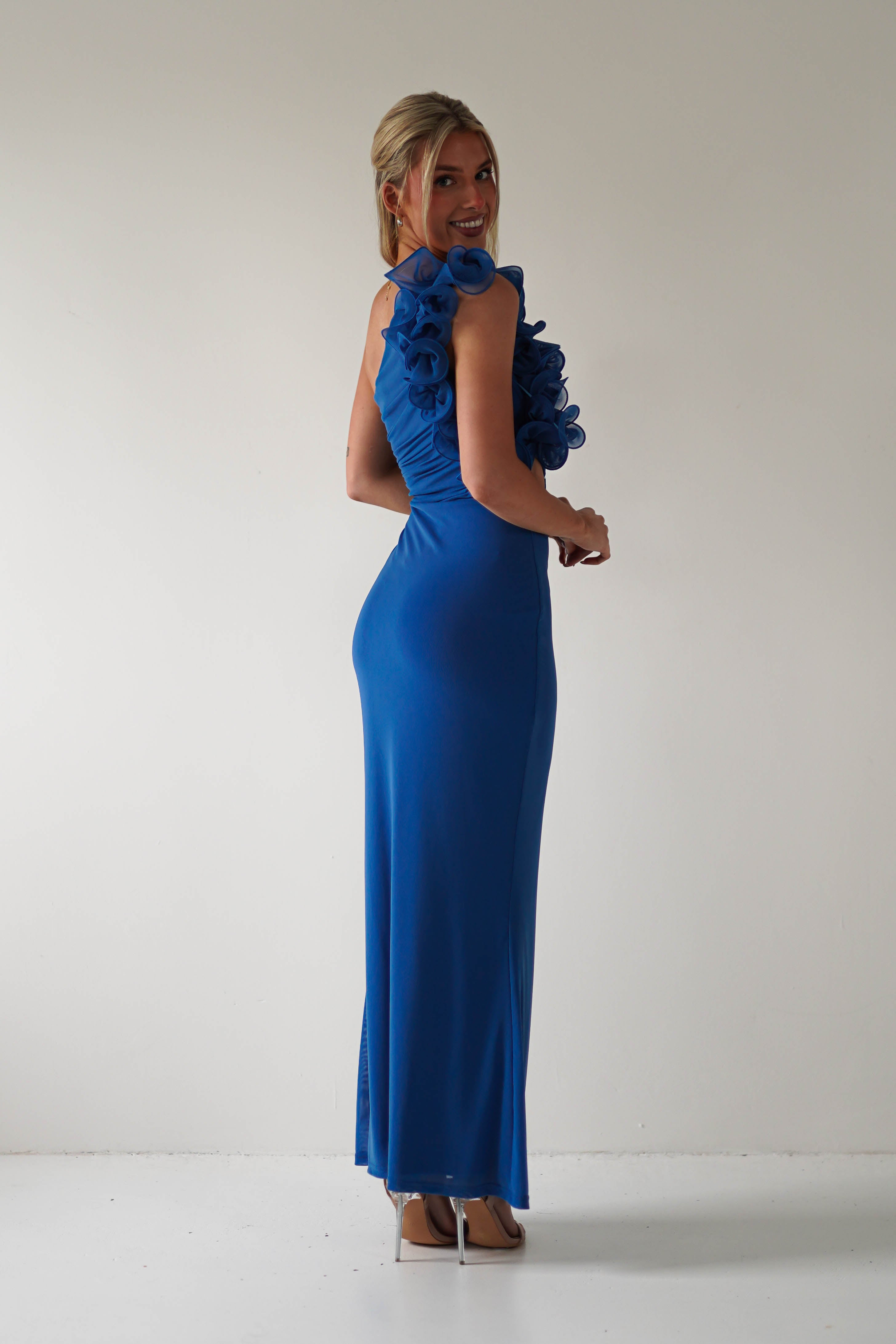 Sydney Bodycon Maxi Dress | Blue - Oh Hello Clothing