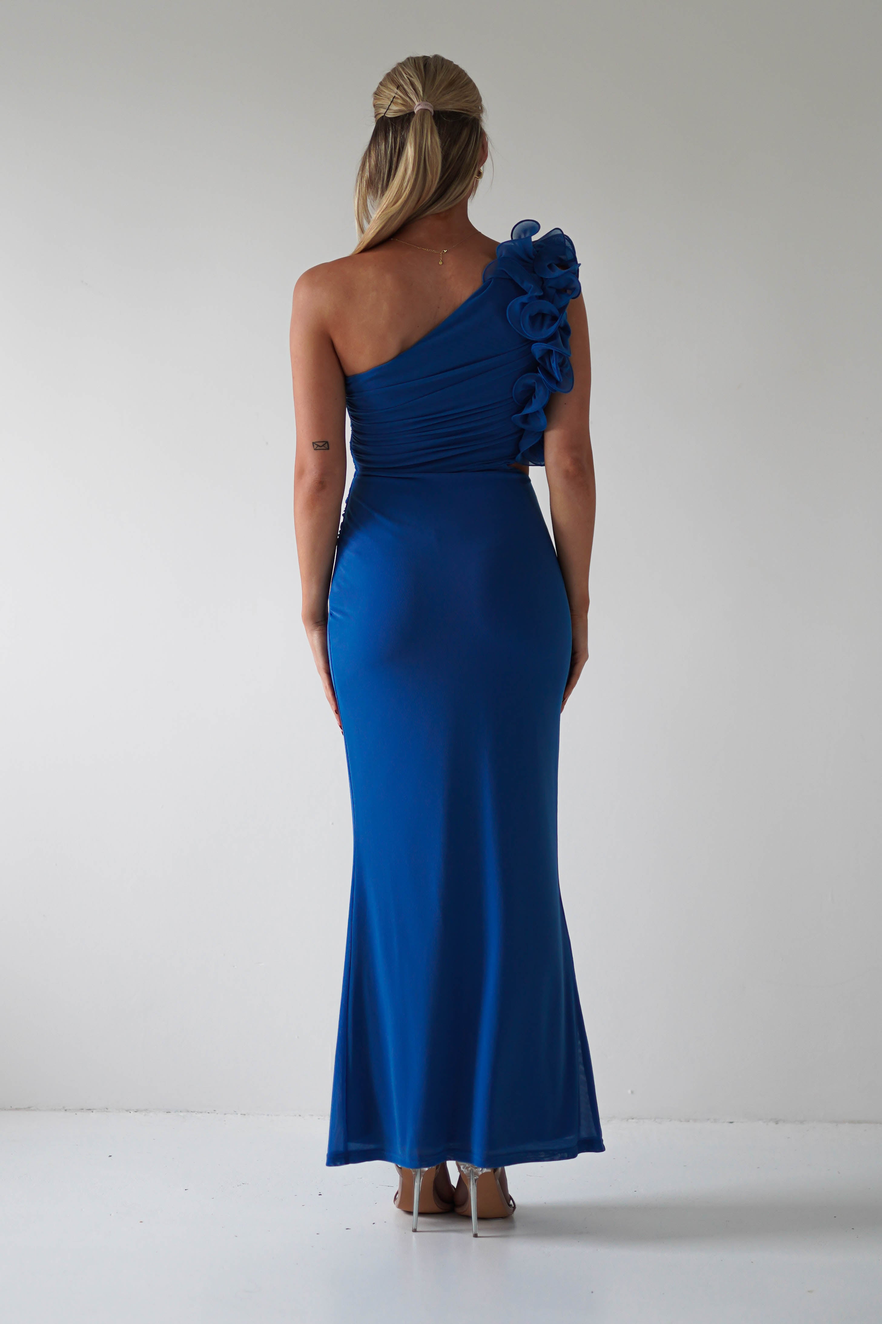 Sydney Bodycon Maxi Dress | Blue - Oh Hello Clothing