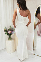 Chastine Sequin Gown | White - Oh Hello Clothing