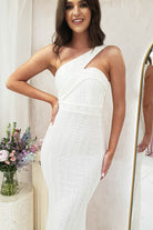 Chastine Sequin Gown | White - Oh Hello Clothing
