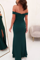 Felicity Bodycon Gown | Dark Green - Oh Hello Clothing