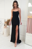 Obsession Diamond Gown | Black - Oh Hello Clothing