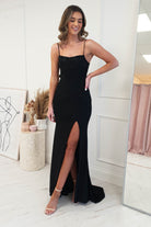 Obsession Diamond Gown | Black - Oh Hello Clothing