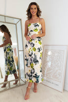 Jaylani Floral Midi  | Mixed Print - Oh Hello Clothing