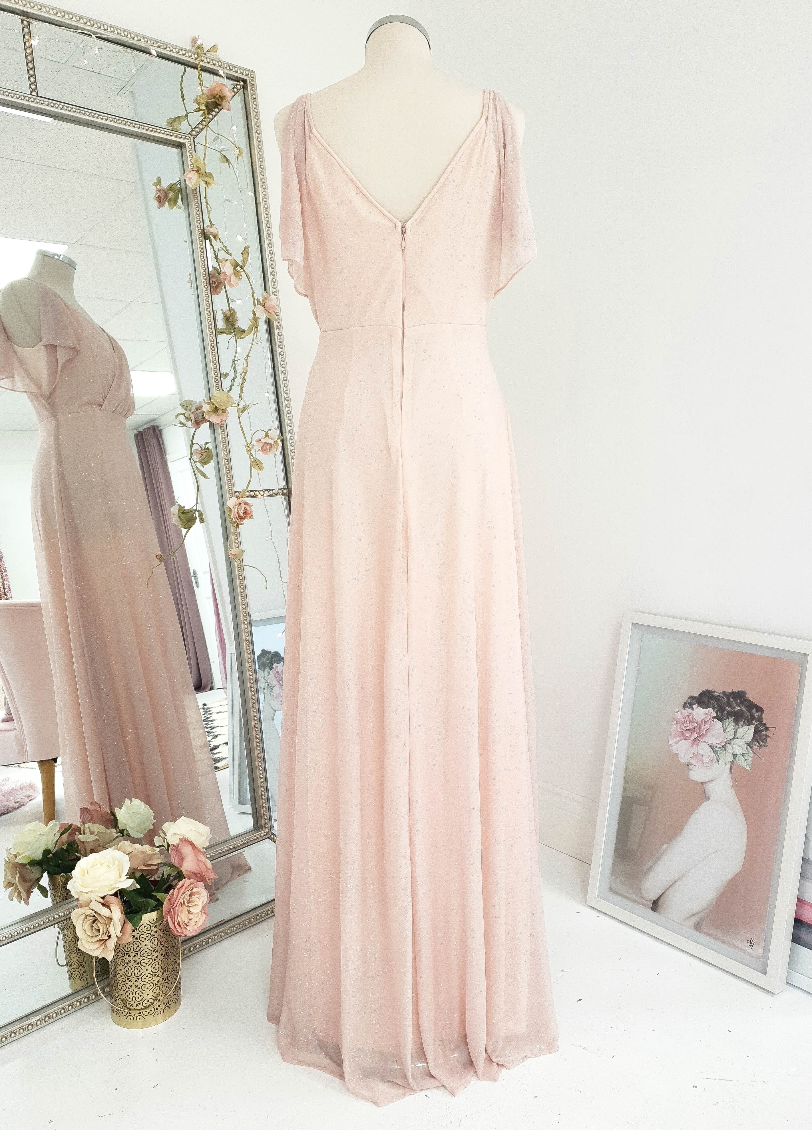 Lydia Maxikleid Pink Glitter