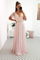 Lydia Maxi  Pink Glitter - Oh Hello Clothing