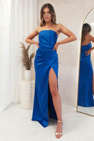 Malani Strapless Gown | Royal Blue - Oh Hello Clothing
