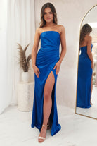 Malani Strapless Gown | Royal Blue - Oh Hello Clothing