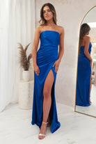 Malani Strapless Gown | Royal Blue - Oh Hello Clothing