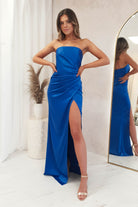 Malani Strapless Gown | Royal Blue - Oh Hello Clothing