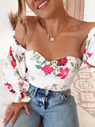 Shani Off The Shoulder Top/Bodysuit | Mixed Print - Oh Hello Clothing