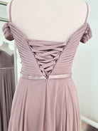 Sorrento Bridesmaid Dress Mauve | Oh Hello Clothing | XS (6)