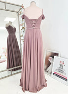 Sorrento Bridesmaid Dress Mauve | Oh Hello Clothing | XS (6)